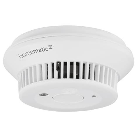 HOMEMATIC IP SMART HOME 156587A0 DÉTECTEUR DE FUMÉE AVEC ÉTIQUETTE Q - ALARME LOCALE VIA LA SIRÈNE ET NOTIFICATION PUSH DANS L'A