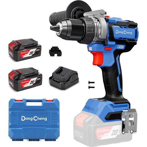 Perceuse à Percussion Sans Fil 20V 160 Nm, 2×4,0 Ah, Anti-Rebond (1/5)