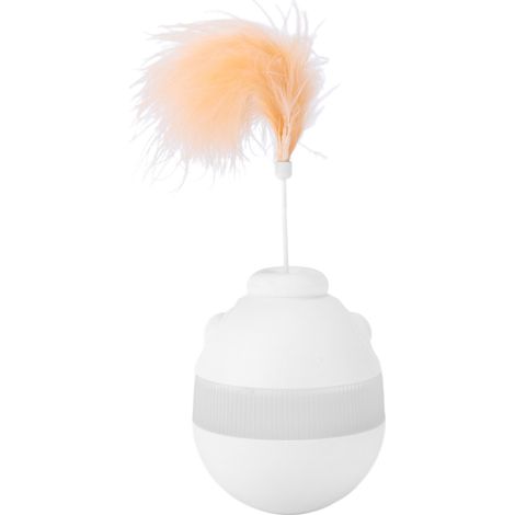 Jouet pour chat amusant et interactif avec plume et bâtonnet auto-cicatrisant pour chat, idéal pour lutter contre l'ennui. (1/5)