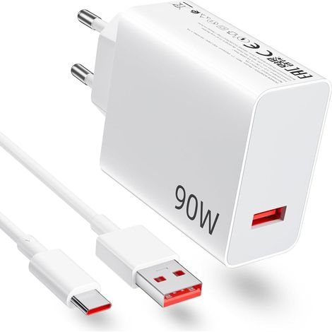USB C Ladegerät für Xiaomi, 90W Hyper Charge Ladegerät, Netzteil Ladekabel für Xiaomi 15 Ultra 15T Pro 14T 14 14 Ultra 13T Redmi Note 14 13 12 11Pro (1/5)