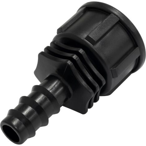 C73795 - Lot de 5 Raccords femelles cannelés Ø16 mm x 3/4'' à écrou pour tuyau goutte à goutte de Ø16 mm - connecteur pour système d'irrigation arrosage (1/5)