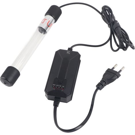 Lampe UV Portable pour Aquarium et Maison avec Minuterie – Verre et Plastique – 340 g (1/5)