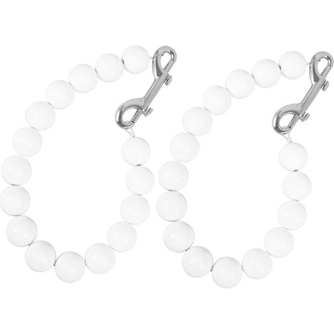 2 Pièces Anneaux Perles pour Mât de Drapeau Accessoires Résistants pour Guidage Interne et Externe Maintien Stable du Drapeau Extérieur et Jardin Protection Le Vent (1/5)