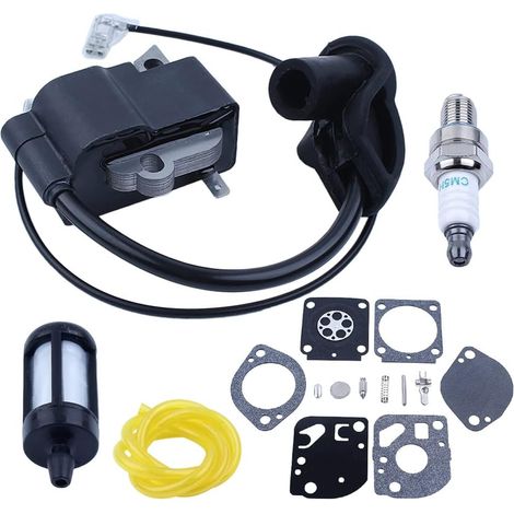 Kit de réparation de bobine d'allumage et carburateur, pour Stihl Fs100 Hl100 Hl95 Km90 Km100 Ht100 pièce de coupe, 4180 400 1308 (1/5)