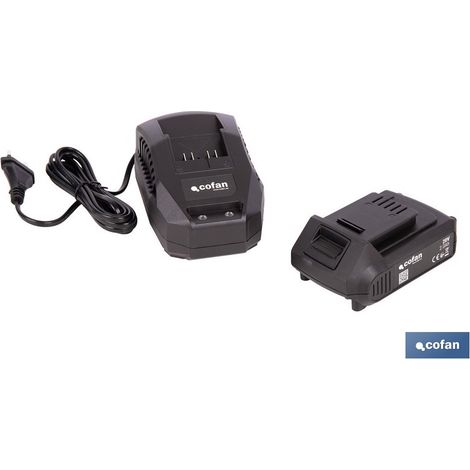 Pack chargeur 20 V 2.4 A et batterie Li-ion 20 V 2.0 Ah