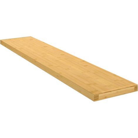 Wandregal 100x20x4 cm Bambus