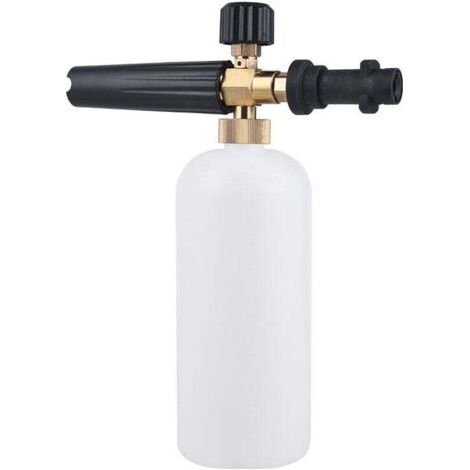 Lanza de espuma UlisemFoam compatible con Kärcher K2, K3, K4, K5, K6 y K7, pistola de espuma de 1 litro con boquilla ajustable, accesorios para hidrolavadoras de lavado de autos