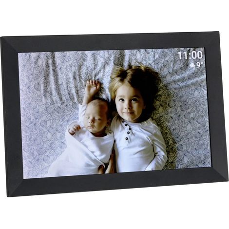 [NEUWERTIG] B-Ware Tfa Dostmann Bilderrahmen Digitaler Fotorahmen Wi Fi Frameo App 32 Gb Schwarz