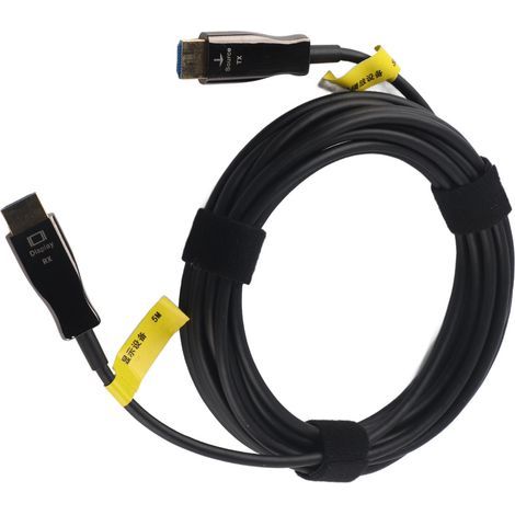 Câble fibre optique HDMI 4K HDR10 18 Gbit/s pour PS5, compatible HDCP 2.2, longueur 5 m (1/5)