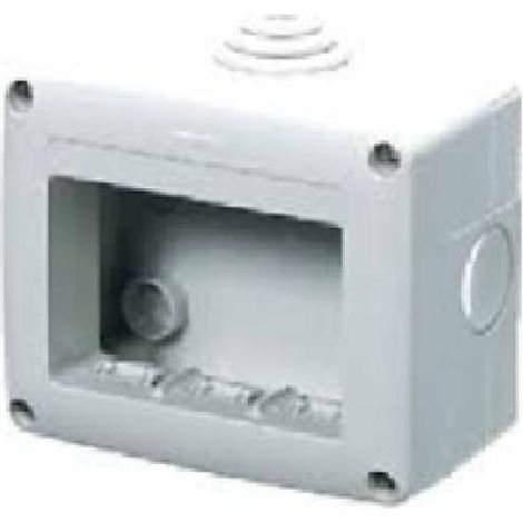 CAJA DE PARED PARA APARATOS IP40 'SYSTEM' 3 POSTES