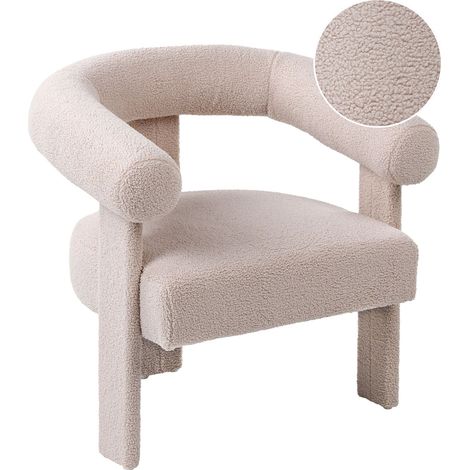 Sessel ILBRO Bouclé Hellbeige