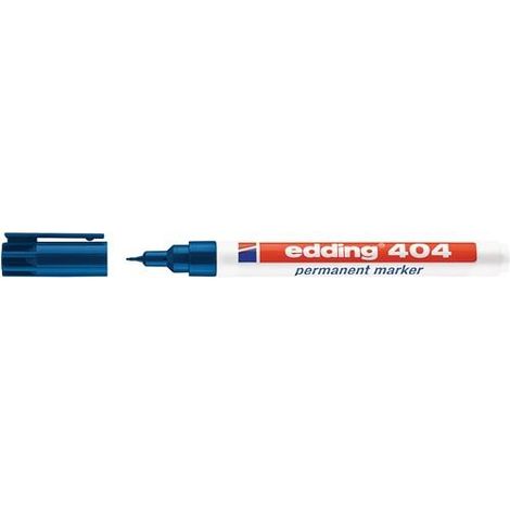 edding  Rotulador  permanente  404  azul  ancho  de  trazo  0,75  mm  -  4-404003 (1/2)