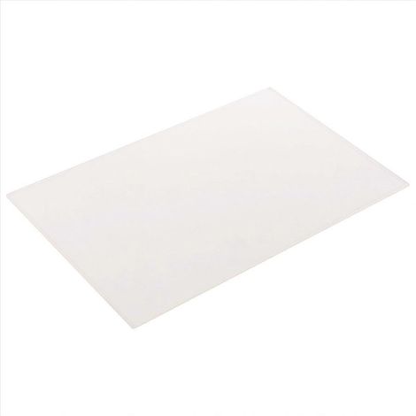Rechteckiger, transparenter Sahneschaber aus Acryl für die Konditorei - A (1/5)