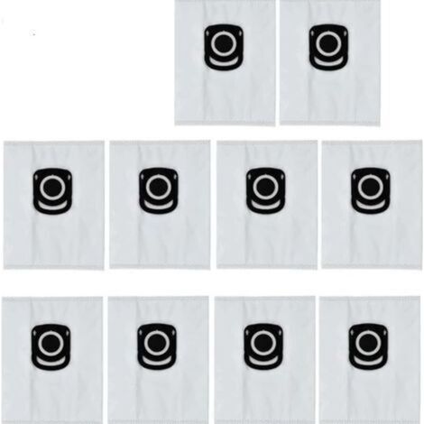Compatible avec les aspirateurs robots Rowenta, ZR200540, Hygiene + (Hygiene Plus), sacs de filtration efficaces, ensemble de sacs à poussière, accessoires de remplacement (10 pièces) (1/4)