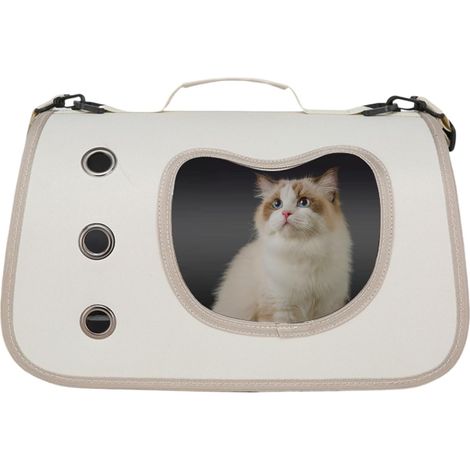 Chien Compact Sac Bandoulire Rglable pour Chats Et Chiens (1/5)