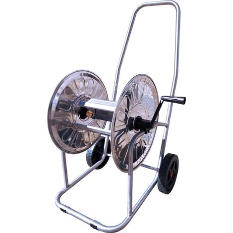 Carrello Avvolgitubo Manuale 80 mt in Acciaio Inox 4312IT Agrati