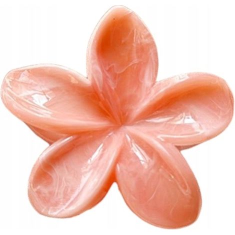 Ecarla Haarspange mit Marmorblume, Orange, SP400 (1/2)