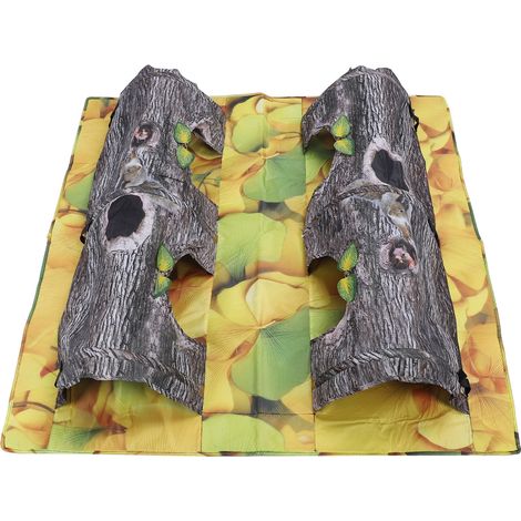 Tunnel pour chat pliable, jouet interactif pour chat, tapis de jeu résistant aux morsures, idéal pour la maison (1/5)