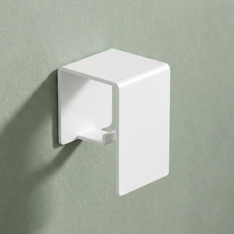 Mai & Mai Gancio Adesivo Bagno in Acciaio al Carbonio Appendi Porta Asciugamani Impermeabili per Bagno Cucina e Soggiorno, Bianco Sabbia, Tavrin-01 (1/5)