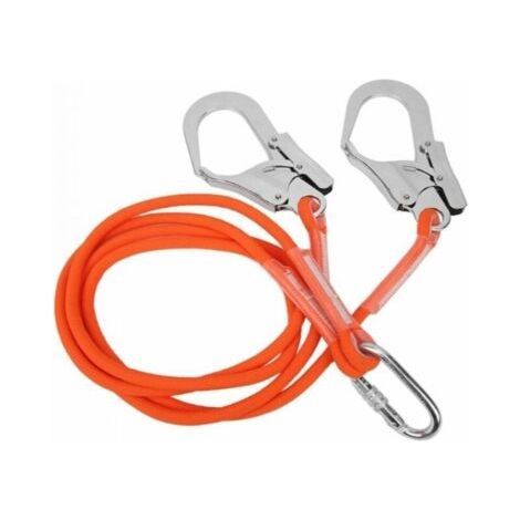 1.6 m fall arrest safety harness – Nylon + steel – Optimal protection for aerial work – PPE standard (1/5)