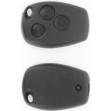 COQUE CLE ADAPTABLE POUR RENAULT 3 BOUTONS LAME FRAISEE KEYSKAR