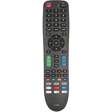 V-1014S Universalfernbedienung, kompatibel mit vielen Geräten, einfache Einrichtung für Fernseher und DVD-Player, schwarz (1/5)