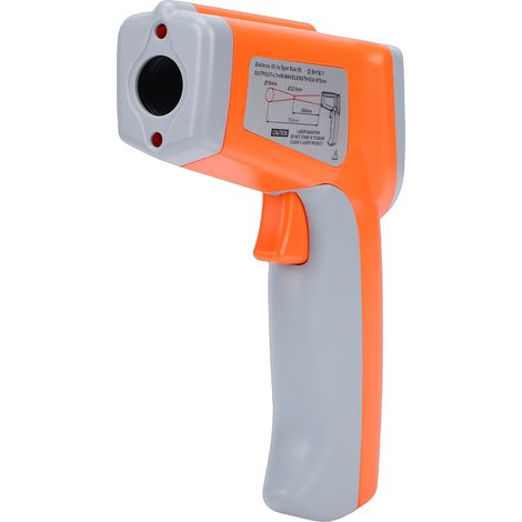 Thermomètre infrarouge numérique sans contact avec double laser, outil de mesure de température haute précision pour cuisine, CVC et usage industriel, boîte couleur (1/5)