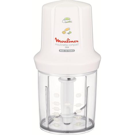 Hachoir Électrique Compact 270W – Bol 250ml, Blanc (1/2)