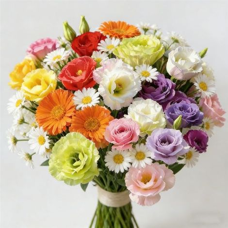 Kit Graines de Fleurs Jardin – Lisianthus Doubles, Camomille et Calendula (4400 pcs), Mélange Non-OGM, Idéal Cadeau Jardinage (1/5)
