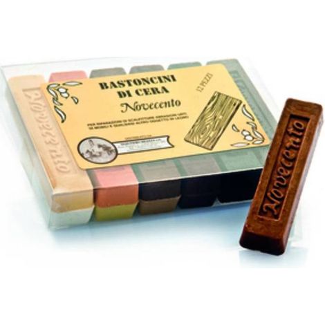 12 x BASTONCINO DI CERA NOVECENTO ROVERE