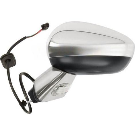 Rétroviseur rabattable électriquement gauche coque et base chromée Citroen C3 2 2009-2016