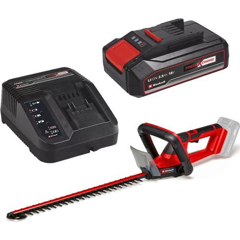 Einhell 18v Cordless Hedge Trimmer 50cm Li-Solo + 1 x 2.5AH Battery + Charger (1/5)