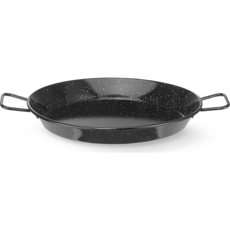 Padella smaltata con due manici, diametro 340 x 50 mm