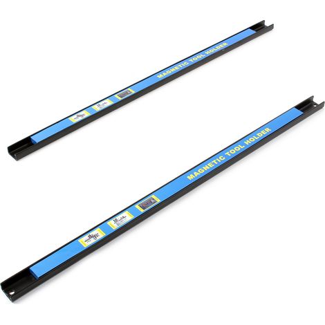 Barre magnetiche portattrezzi 2 pezzi supporto magnetico utensili attrezzi officina (1/5)