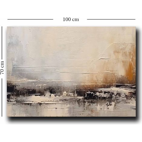 Decorazione artistica da parete con stampa su tela Painting Multicolore (1/4)