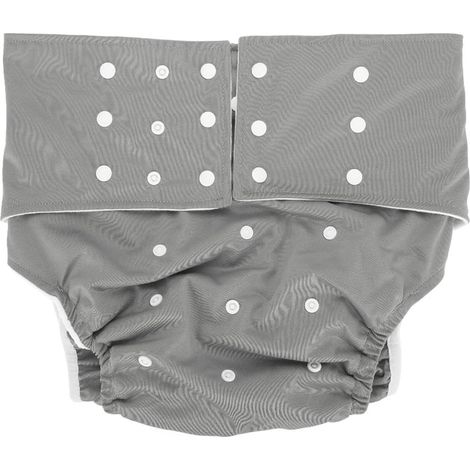Couches lavables grandes tailles pour adultes, étanches et adaptées aux personnes âgées, avec ceinture ajustable par boutons-pression. (1/5)