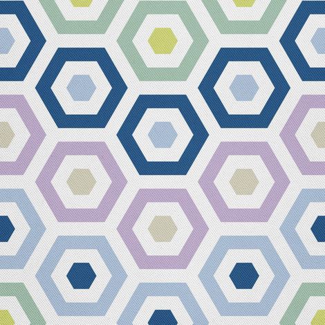 Outdoor-Dekostoffe Oxford - Motiv Hexagon I DX064 (1/5)