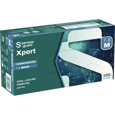 sempermed Sempermed Einweghandschuh Semperguard Nitril 0445 Gr. L blau (1/2)