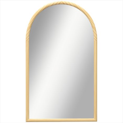 Décoration murale Miroir en arche avec cadre bois massif pour (1/5)