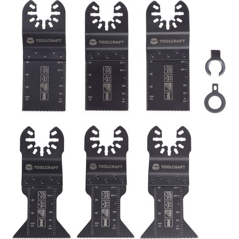 TOOLCRAFT TO-10283859 Bimetall Multifunktionswerkzeug-Zubehör-Set 6 St. (1/5)