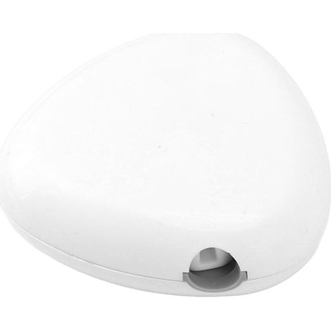 Stérilisateur de brosses à dents portable rechargeable blanc, porte-brosse à dents, pour les voyages et la maison, stérilisation UV, compact (1/5)