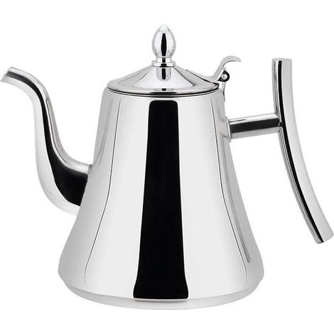 Théières, Théière En Acier Inoxydable Durable 1,2 L Cafetière Avec Infuseur Amovible Pour Restaurants, Salles De Conférence, Salon (1/5)