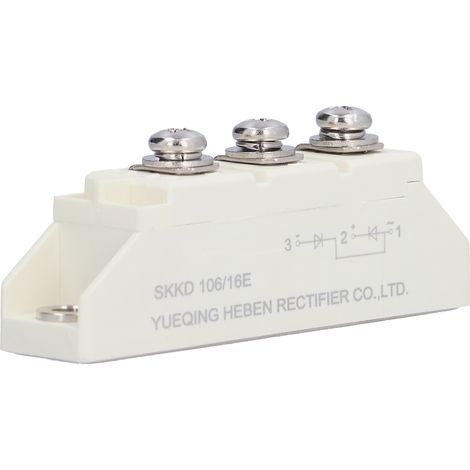 Pont redresseur à 3 bornes, module de puissance de redressement pour commande de circuit 1600 V SKKD 106/16E (1/5)