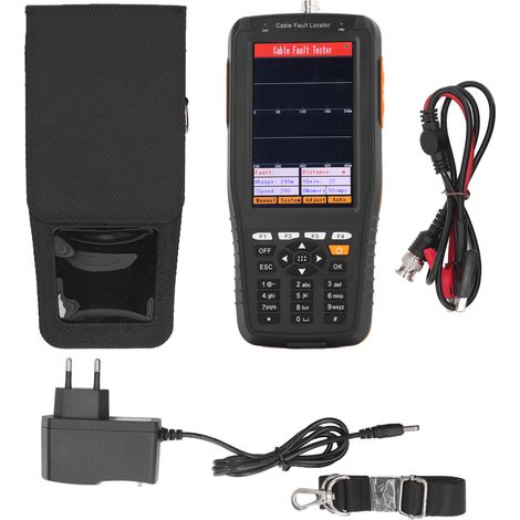 GARRYFIZH Testeur Défaut Câble, Portée Test 1KM, Écran Couleur LCD, Localisateur Fils Coaxiaux TDR (1/5)