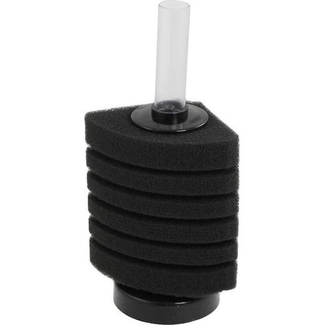 filtro de esponja, cilindro de filtración biológica, aireación de agua dulce, para alevines y peces pequeños. (1/5)