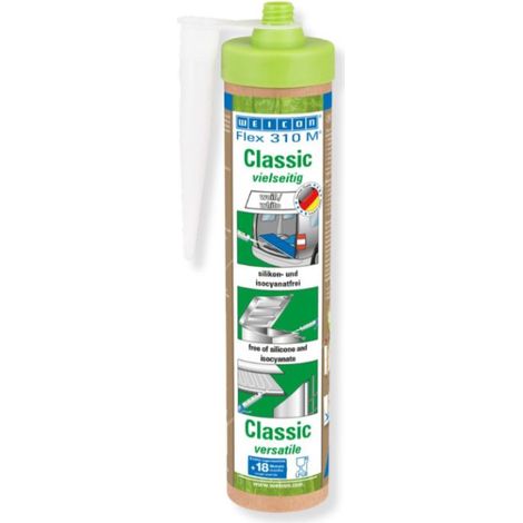 WEICON Green Tube Flex 310 M Classic White MS Polymer Adhesive 280 ml (1/3)