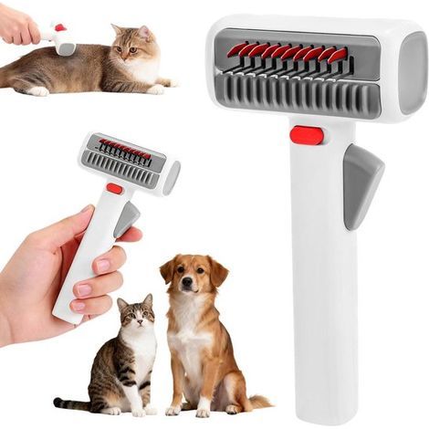 2-in-1 Pflegekamm für Hunde und Katzen – Entwirrungsbürste (1/5)