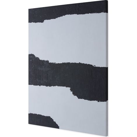 Leinwand 90X5X120 Weiß/Schwarz