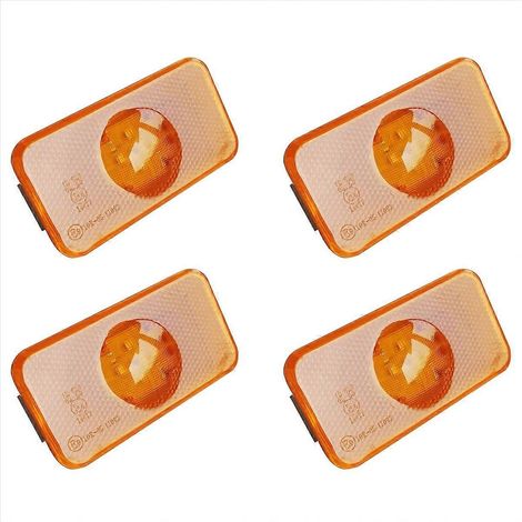 Lote de 4 posiciones laterales para LED de 24 V para camiones FM y FL, color ámbar, referencia 20789440 (1/5)