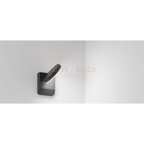 ZENDA APPLIQUE IP65 ANTRACITE 4000K 1326LM 20W ORIENTABILE D.16CM